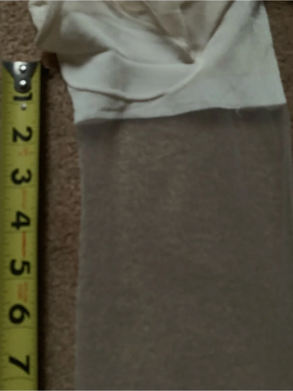 New Evan Picone Bone Cream Sheerest Sheer Satiny Pantyhose Nylons Panty Hose